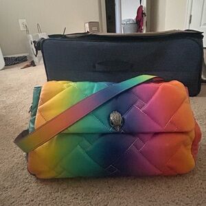 Kurt Geiger Rainbow Quilted Shoulder Bag